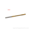 3mm HSS Saw Drill Bit with Titanium Coated